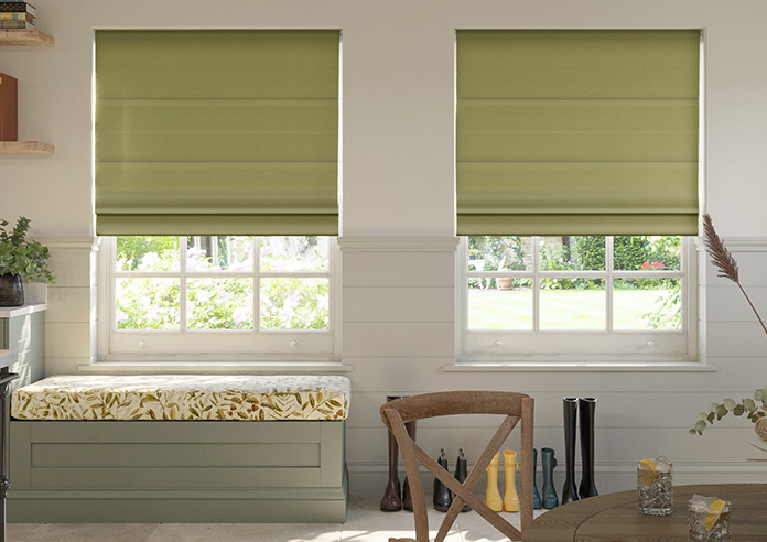 Ascot, Muted Green - Roman Blind - Image 3